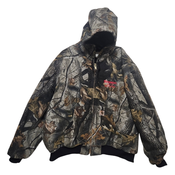 Carhartt Other - Vintage Y2K Carhartt Jacket 2XL J143 CMO Realtree Hardwoods Camo Active Outdoor